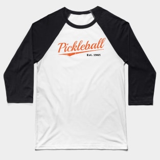 Retro Pickleball Est 1965 Baseball T-Shirt